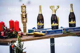 18.12.2021, Dresden, Germany (GER): Prize detail   - FIS world cup cross-country, individual sprint, Dresden (GER). www.nordicfocus.com. © Tumashov/NordicFocus. Every downloaded picture is fee-liable.