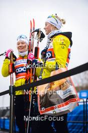 19.12.2021, Dresden, Germany (GER): Maja Dahlqvist (SWE), Jonna Sundling (SWE), (l-r) - FIS world cup cross-country, team sprint, Dresden (GER). www.nordicfocus.com. © Tumashov/NordicFocus. Every downloaded picture is fee-liable.