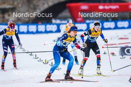 19.12.2021, Dresden, Germany (GER): Laurien Van Der Graaff (SUI), Katerina Janatova (CZE), (l-r) - FIS world cup cross-country, team sprint, Dresden (GER). www.nordicfocus.com. © Tumashov/NordicFocus. Every downloaded picture is fee-liable.