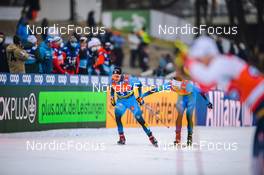 19.12.2021, Dresden, Germany (GER): Renaud Jay (FRA-II), Arnaud Chautemps (FRA-II), (l-r) - FIS world cup cross-country, team sprint, Dresden (GER). www.nordicfocus.com. © Tumashov/NordicFocus. Every downloaded picture is fee-liable.