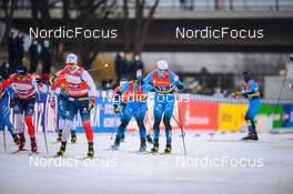 19.12.2021, Dresden, Germany (GER): Richard Jouve (FRA), Lucas Chanavat (FRA), (l-r) - FIS world cup cross-country, team sprint, Dresden (GER). www.nordicfocus.com. © Tumashov/NordicFocus. Every downloaded picture is fee-liable.