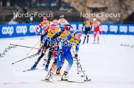 19.12.2021, Dresden, Germany (GER): Anamarija Lampic (SLO), Julia Kern (USA), (l-r) - FIS world cup cross-country, team sprint, Dresden (GER). www.nordicfocus.com. © Tumashov/NordicFocus. Every downloaded picture is fee-liable.