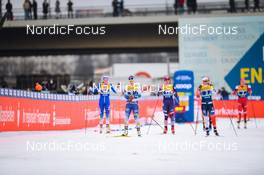 19.12.2021, Dresden, Germany (GER): Jasmi Joensuu (FIN), Mathilde Myhrvold (NOR), (l-r) - FIS world cup cross-country, team sprint, Dresden (GER). www.nordicfocus.com. © Tumashov/NordicFocus. Every downloaded picture is fee-liable.