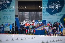 19.12.2021, Dresden, Germany (GER): Thomas Helland Larsen (NOR-II), Even Northug (NOR-II), (l-r) - FIS world cup cross-country, team sprint, Dresden (GER). www.nordicfocus.com. © Tumashov/NordicFocus. Every downloaded picture is fee-liable.