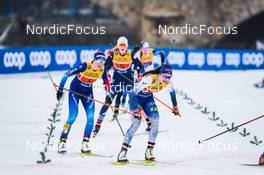 19.12.2021, Dresden, Germany (GER): Lea Fischer (SUI), Jasmin Kahara (FIN), (l-r) - FIS world cup cross-country, team sprint, Dresden (GER). www.nordicfocus.com. © Tumashov/NordicFocus. Every downloaded picture is fee-liable.
