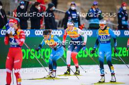 19.12.2021, Dresden, Germany (GER): Flora Dolci (FRA), Lena Quintin (FRA), (l-r) - FIS world cup cross-country, team sprint, Dresden (GER). www.nordicfocus.com. © Tumashov/NordicFocus. Every downloaded picture is fee-liable.