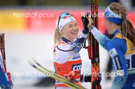 19.12.2021, Dresden, Germany (GER): (l-r), Jonna Sundling (SWE), Anamarija Lampic (SLO) - FIS world cup cross-country, team sprint, Dresden (GER). www.nordicfocus.com. © Tumashov/NordicFocus. Every downloaded picture is fee-liable.
