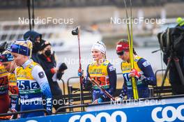 19.12.2021, Dresden, Germany (GER): Jessie Diggins (USA), Julia Kern (USA), (l-r) - FIS world cup cross-country, team sprint, Dresden (GER). www.nordicfocus.com. © Tumashov/NordicFocus. Every downloaded picture is fee-liable.