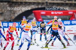 19.12.2021, Dresden, Germany (GER): Mariel Merlii Pulles (EST), Petra Hyncicova (CZE), (l-r) - FIS world cup cross-country, team sprint, Dresden (GER). www.nordicfocus.com. © Tumashov/NordicFocus. Every downloaded picture is fee-liable.