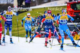 19.12.2021, Dresden, Germany (GER): Anni Alakoski (FIN-II), Julia Kern (USA), (l-r) - FIS world cup cross-country, team sprint, Dresden (GER). www.nordicfocus.com. © Tumashov/NordicFocus. Every downloaded picture is fee-liable.