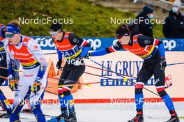 19.12.2021, Dresden, Germany (GER): Michal Novak (CZE), Ludek Seller (CZE), (l-r) - FIS world cup cross-country, team sprint, Dresden (GER). www.nordicfocus.com. © Tumashov/NordicFocus. Every downloaded picture is fee-liable.
