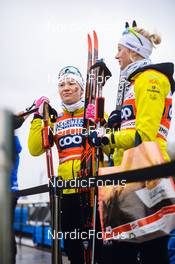 19.12.2021, Dresden, Germany (GER): Maja Dahlqvist (SWE), Jonna Sundling (SWE), (l-r) - FIS world cup cross-country, team sprint, Dresden (GER). www.nordicfocus.com. © Tumashov/NordicFocus. Every downloaded picture is fee-liable.