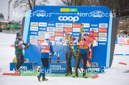 19.12.2021, Dresden, Germany (GER): Haavard Solaas Taugboel (NOR), Sindre Bjoernestad Skar (NOR), Even Northug (NOR-II), Thomas Helland Larsen (NOR-II), (l-r) - FIS world cup cross-country, team sprint, Dresden (GER). www.nordicfocus.com. © Tumashov/NordicFocus. Every downloaded picture is fee-liable.