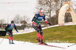 17.12.2021, Dresden, Germany (GER): (l-r), Russell Kennedy (CAN), Graham Ritchie (CAN) - FIS world cup cross-country, training, Dresden (GER). www.nordicfocus.com. © Tumashov/NordicFocus. Every downloaded picture is fee-liable.