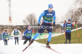 17.12.2021, Dresden, Germany (GER): Federico Pellegrino (ITA) - FIS world cup cross-country, training, Dresden (GER). www.nordicfocus.com. © Tumashov/NordicFocus. Every downloaded picture is fee-liable.