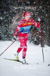 29.12.2021, Lenzerheide, Switzerland (SUI): Yana Kirpichenko (RUS) - FIS world cup cross-country, tour de ski, 10km women, Lenzerheide (SUI). www.nordicfocus.com. © Modica/NordicFocus. Every downloaded picture is fee-liable.