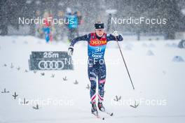 29.12.2021, Lenzerheide, Switzerland (SUI): Sophia Laukli (USA) - FIS world cup cross-country, tour de ski, 10km women, Lenzerheide (SUI). www.nordicfocus.com. © Modica/NordicFocus. Every downloaded picture is fee-liable.