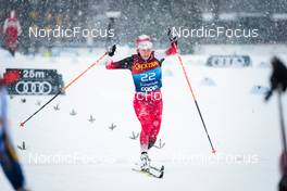 29.12.2021, Lenzerheide, Switzerland (SUI): Teresa Stadlober (AUT) - FIS world cup cross-country, tour de ski, 10km women, Lenzerheide (SUI). www.nordicfocus.com. © Modica/NordicFocus. Every downloaded picture is fee-liable.