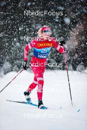 29.12.2021, Lenzerheide, Switzerland (SUI): Tatiana Sorina (RUS) - FIS world cup cross-country, tour de ski, 10km women, Lenzerheide (SUI). www.nordicfocus.com. © Modica/NordicFocus. Every downloaded picture is fee-liable.
