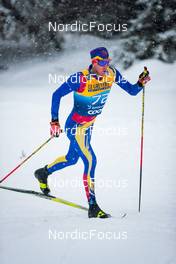 29.12.2021, Lenzerheide, Switzerland (SUI): Petrica Hogiu (ROU) - FIS world cup cross-country, tour de ski, 15km men, Lenzerheide (SUI). www.nordicfocus.com. © Modica/NordicFocus. Every downloaded picture is fee-liable.