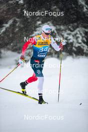 29.12.2021, Lenzerheide, Switzerland (SUI): Martin Loewstroem Nyenget (NOR) - FIS world cup cross-country, tour de ski, 15km men, Lenzerheide (SUI). www.nordicfocus.com. © Modica/NordicFocus. Every downloaded picture is fee-liable.