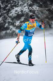 29.12.2021, Lenzerheide, Switzerland (SUI): Hugo Lapalus (FRA) - FIS world cup cross-country, tour de ski, 15km men, Lenzerheide (SUI). www.nordicfocus.com. © Modica/NordicFocus. Every downloaded picture is fee-liable.