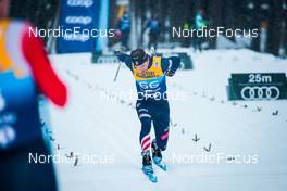 29.12.2021, Lenzerheide, Switzerland (SUI): Kevin Bolger (USA) - FIS world cup cross-country, tour de ski, 15km men, Lenzerheide (SUI). www.nordicfocus.com. © Modica/NordicFocus. Every downloaded picture is fee-liable.