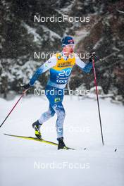 29.12.2021, Lenzerheide, Switzerland (SUI): Artem Maltsev (RUS) - FIS world cup cross-country, tour de ski, 15km men, Lenzerheide (SUI). www.nordicfocus.com. © Modica/NordicFocus. Every downloaded picture is fee-liable.