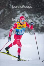 29.12.2021, Lenzerheide, Switzerland (SUI): Ilia Semikov (RUS) - FIS world cup cross-country, tour de ski, 15km men, Lenzerheide (SUI). www.nordicfocus.com. © Modica/NordicFocus. Every downloaded picture is fee-liable.