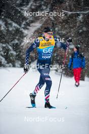 29.12.2021, Lenzerheide, Switzerland (SUI): Kevin Bolger (USA) - FIS world cup cross-country, tour de ski, 15km men, Lenzerheide (SUI). www.nordicfocus.com. © Modica/NordicFocus. Every downloaded picture is fee-liable.