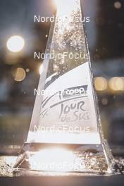 29.12.2021, Lenzerheide, Switzerland (SUI): The Tour de Ski Trophy   - FIS world cup cross-country, tour de ski, 15km men, Lenzerheide (SUI). www.nordicfocus.com. © Modica/NordicFocus. Every downloaded picture is fee-liable.