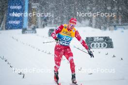 29.12.2021, Lenzerheide, Switzerland (SUI): Alexander Bolshunov (RUS) - FIS world cup cross-country, tour de ski, 15km men, Lenzerheide (SUI). www.nordicfocus.com. © Modica/NordicFocus. Every downloaded picture is fee-liable.