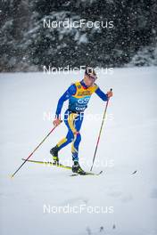 29.12.2021, Lenzerheide, Switzerland (SUI): Paul Constantin Pepene (ROU) - FIS world cup cross-country, tour de ski, 15km men, Lenzerheide (SUI). www.nordicfocus.com. © Modica/NordicFocus. Every downloaded picture is fee-liable.