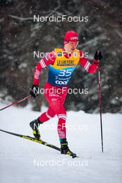 29.12.2021, Lenzerheide, Switzerland (SUI): Denis Spitsov (RUS) - FIS world cup cross-country, tour de ski, 15km men, Lenzerheide (SUI). www.nordicfocus.com. © Modica/NordicFocus. Every downloaded picture is fee-liable.