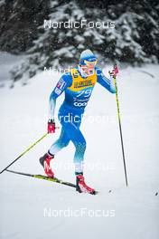 29.12.2021, Lenzerheide, Switzerland (SUI): Miha Licef (SLO) - FIS world cup cross-country, tour de ski, 15km men, Lenzerheide (SUI). www.nordicfocus.com. © Modica/NordicFocus. Every downloaded picture is fee-liable.