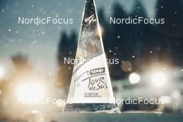 29.12.2021, Lenzerheide, Switzerland (SUI): The Tour de Ski Trophy   - FIS world cup cross-country, tour de ski, 15km men, Lenzerheide (SUI). www.nordicfocus.com. © Modica/NordicFocus. Every downloaded picture is fee-liable.
