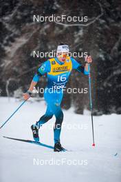29.12.2021, Lenzerheide, Switzerland (SUI): Clement Parisse (FRA) - FIS world cup cross-country, tour de ski, 15km men, Lenzerheide (SUI). www.nordicfocus.com. © Modica/NordicFocus. Every downloaded picture is fee-liable.