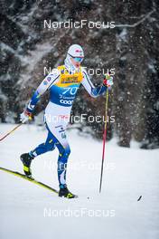 29.12.2021, Lenzerheide, Switzerland (SUI): Oskar Svensson (SWE) - FIS world cup cross-country, tour de ski, 15km men, Lenzerheide (SUI). www.nordicfocus.com. © Modica/NordicFocus. Every downloaded picture is fee-liable.