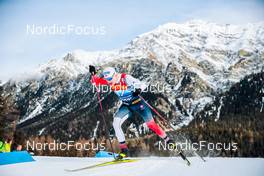 28.12.2021, Lenzerheide, Switzerland (SUI): Erik Valnes (NOR) - FIS world cup cross-country, tour de ski, individual sprint, Lenzerheide (SUI). www.nordicfocus.com. © Modica/NordicFocus. Every downloaded picture is fee-liable.