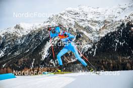 28.12.2021, Lenzerheide, Switzerland (SUI): Alessandro Chiocchetti (ITA) - FIS world cup cross-country, tour de ski, individual sprint, Lenzerheide (SUI). www.nordicfocus.com. © Modica/NordicFocus. Every downloaded picture is fee-liable.