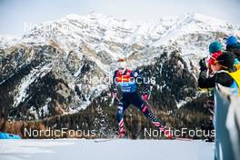 28.12.2021, Lenzerheide, Switzerland (SUI): Zak Ketterson (USA) - FIS world cup cross-country, tour de ski, individual sprint, Lenzerheide (SUI). www.nordicfocus.com. © Modica/NordicFocus. Every downloaded picture is fee-liable.