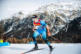 28.12.2021, Lenzerheide, Switzerland (SUI): Hugo Lapalus (FRA) - FIS world cup cross-country, tour de ski, individual sprint, Lenzerheide (SUI). www.nordicfocus.com. © Modica/NordicFocus. Every downloaded picture is fee-liable.