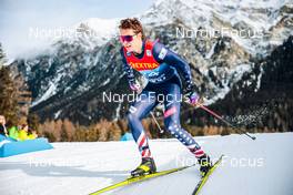 28.12.2021, Lenzerheide, Switzerland (SUI): Luke Jager (USA) - FIS world cup cross-country, tour de ski, individual sprint, Lenzerheide (SUI). www.nordicfocus.com. © Modica/NordicFocus. Every downloaded picture is fee-liable.