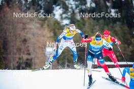 28.12.2021, Lenzerheide, Switzerland (SUI): Tiril Udnes Weng (NOR), Anna Dyvik (SWE), (l-r)  - FIS world cup cross-country, tour de ski, individual sprint, Lenzerheide (SUI). www.nordicfocus.com. © Modica/NordicFocus. Every downloaded picture is fee-liable.