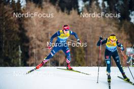 28.12.2021, Lenzerheide, Switzerland (SUI): Julia Kern (USA), Coletta Rydzek (GER), (l-r)  - FIS world cup cross-country, tour de ski, individual sprint, Lenzerheide (SUI). www.nordicfocus.com. © Modica/NordicFocus. Every downloaded picture is fee-liable.