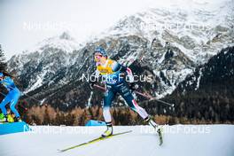 28.12.2021, Lenzerheide, Switzerland (SUI): Patricija Eiduka (LAT) - FIS world cup cross-country, tour de ski, individual sprint, Lenzerheide (SUI). www.nordicfocus.com. © Modica/NordicFocus. Every downloaded picture is fee-liable.