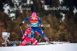 28.12.2021, Lenzerheide, Switzerland (SUI): Ben Ogden (USA) - FIS world cup cross-country, tour de ski, individual sprint, Lenzerheide (SUI). www.nordicfocus.com. © Modica/NordicFocus. Every downloaded picture is fee-liable.