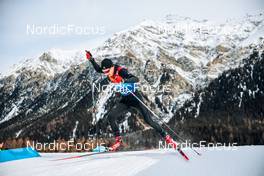 28.12.2021, Lenzerheide, Switzerland (SUI): Adam Konya (HUN) - FIS world cup cross-country, tour de ski, individual sprint, Lenzerheide (SUI). www.nordicfocus.com. © Modica/NordicFocus. Every downloaded picture is fee-liable.