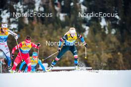 28.12.2021, Lenzerheide, Switzerland (SUI): Katerina Janatova (CZE), Natalia Nepryaeva (RUS), (l-r)  - FIS world cup cross-country, tour de ski, individual sprint, Lenzerheide (SUI). www.nordicfocus.com. © Modica/NordicFocus. Every downloaded picture is fee-liable.