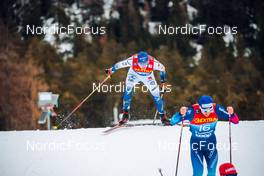 28.12.2021, Lenzerheide, Switzerland (SUI): Calle Halfvarsson (SWE) - FIS world cup cross-country, tour de ski, individual sprint, Lenzerheide (SUI). www.nordicfocus.com. © Modica/NordicFocus. Every downloaded picture is fee-liable.